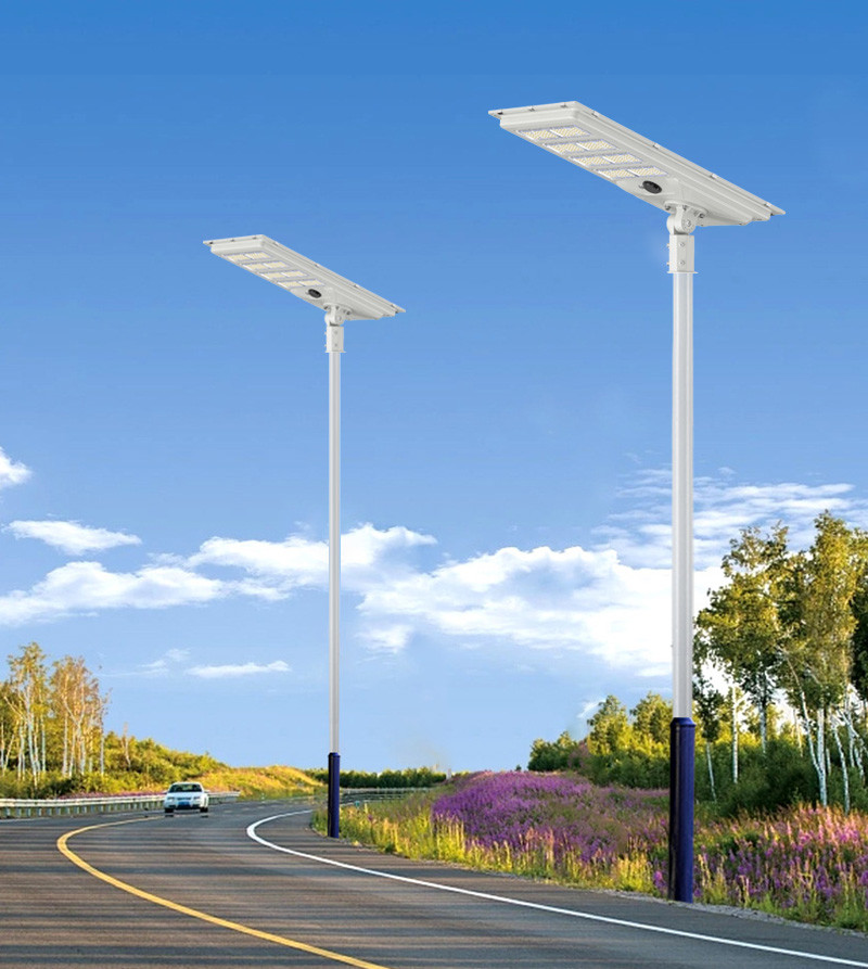 180lm/W Moduler LED Solar Street Lights Outdoor Waterproof with Automatic Sensor