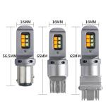 Long-Lasting 5W LED Brake Turn Signal Lights with 1156 Universal 12smd LED Bulbs