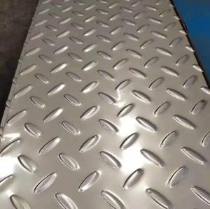 Quality 410 405 409 Checkered Stainless Steel Plate Kitchen ASTM 304 316 1mm For Floor wholesale