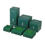Green Color Packaging Perfume Box Eco Friendly Recyclable 7x7x10cm