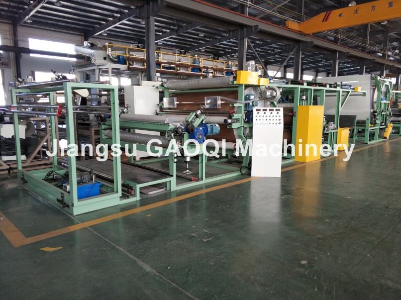 Solventless Fleece Lined Jeans Laminating Machine Voltage 380V / 220V/ Customized