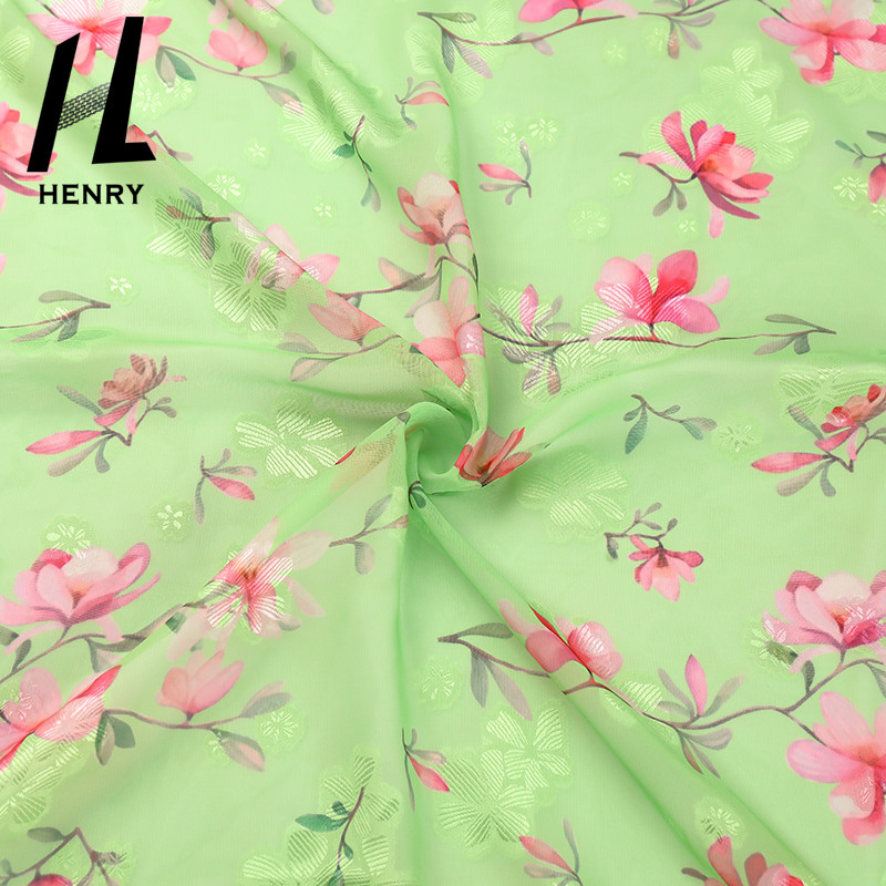 Fashionable Chiffon Dress Fabric Pattern Digital Printing Polyester Fabric