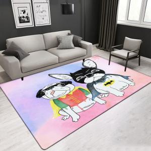 Quality Cute Puppies 3D Living Room Center Carpet Playroom Area Rugs 2*2.4m wholesale
