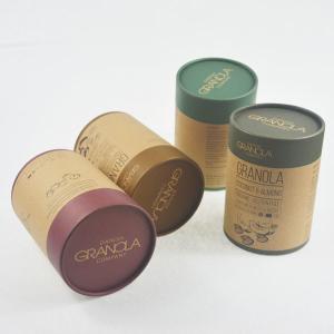 Quality White Cardboard Dried Fruit SGS Kraft Tube Packaging wholesale