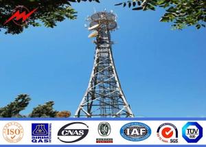Quality High Voltage Galvanized Steel Electric Monopole Telecommunication Tower wholesale