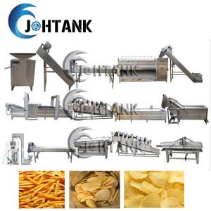 Quality 100kg/H Potato Chips Production Line Stainless Steel 304 wholesale