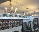 Deer horn chandelier for Coffee Shop Bedroom Living room Lighting Fixtures (WH