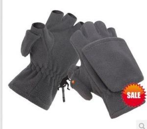 Quality fingerless fleece gloves with lap wholesale