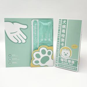 Quality Canine Distemper Virus CDV Dog Test Kits Colloidal Gold Chromatography wholesale