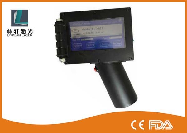 Handheld High Resolution Inkjet Barch Number Industrial Inkjet Printer Logo