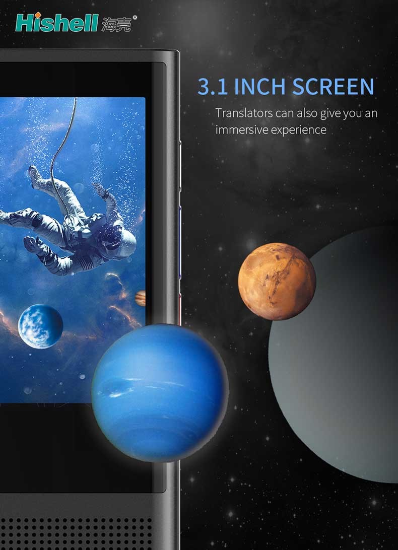 Real Time 117 Online Language Translation Device HT101 3.0 AI Voice Translator