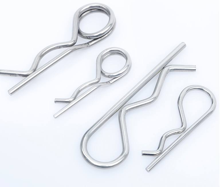 Highly Durable Stainless Steel Slotted Straight Spring Pins with Custom Carbon Steel R-Type Metal Hollow Yellow Zinc Hole