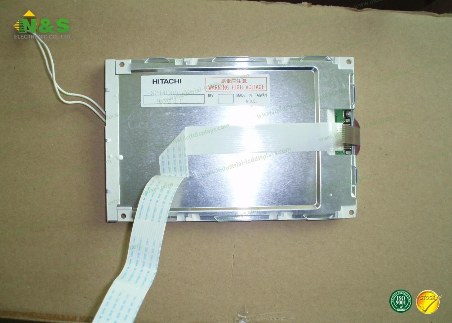 Normally Black 5.1 Inch Hitachi LCD Panel Response Time 120/150 SP14N001-Z1