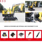 1.2ton Mini Hydraulic Crawler Excavator