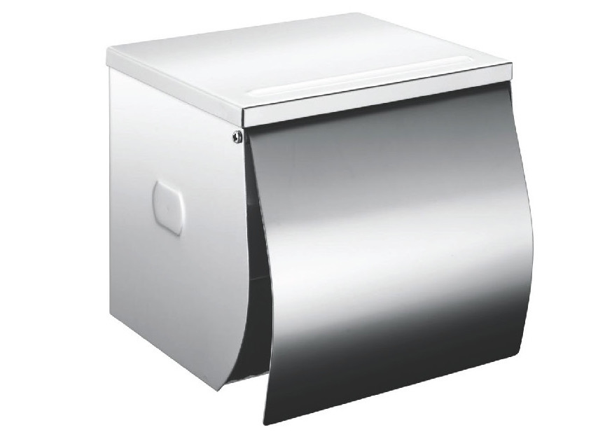 Stainless Steel Hot Sell Roll Tissue Wall Mount Toilet Paper Dispenser with phoe shelv