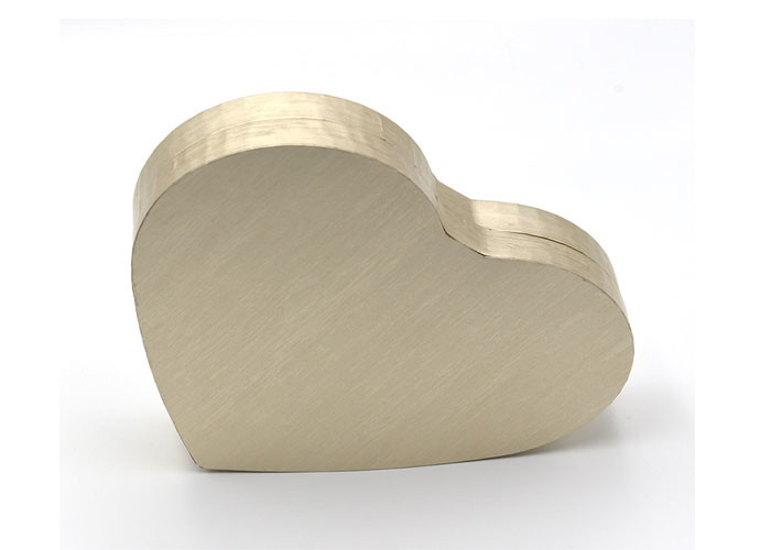 Matt Lamination Heart Shaped Gift Box With Art Paper / Greyboard Material
