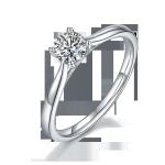 925 Sterling Silver Jewelry Diamond Moissanite Engagement Rings Promise Rings