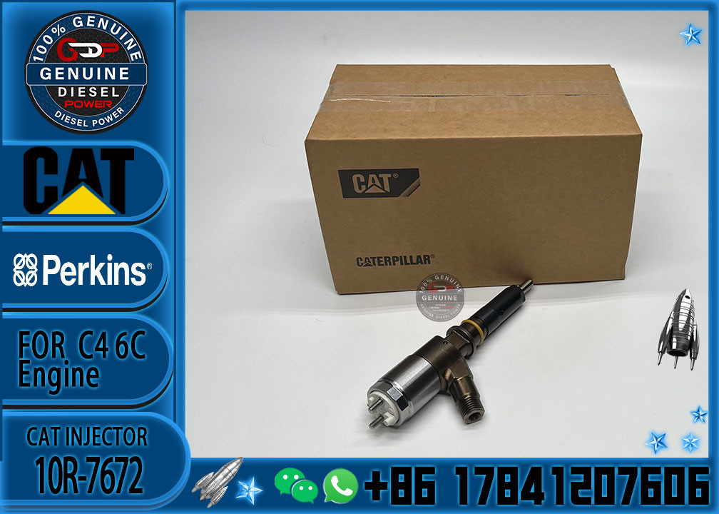 306-9380 10R-7672 Hot sell good price excavator diesel fuel injector 3069380 10R7672 2645A734 for Caterpillar C6.6 Engin
