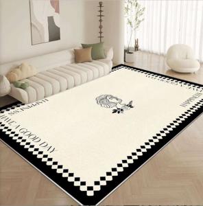 Quality Flower Cashmere-Like Acrylic Yarns Living Room Floor Carpets North European Style wholesale