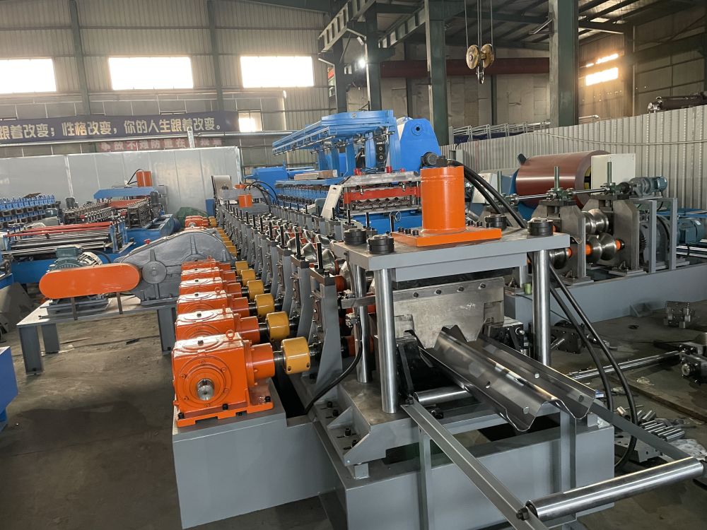 380V Highway Guardrail Forming Machine Steel Roll Former