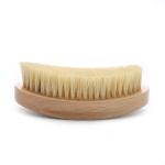 Abeis 360 Wave Bruhs Organic Sisal Natural Boar Bristle With Curved Wooden