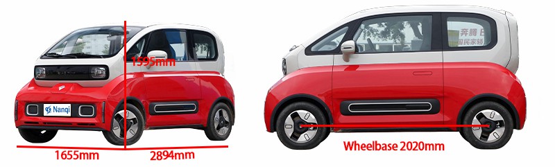 Baojun Kiwi New Energy Vehicle 3-Door 4-Seater Hatchback Electric Mini Car