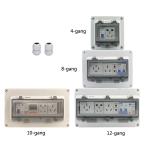 Wall Electric Enclosure Plastic Switch Circuit breaker Box IP67 Waterproof