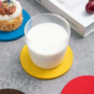 Quality 3mm Thick Felt Absorbent Coasters Cup Mats For Drinks Protect wholesale