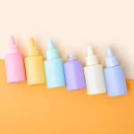 Skincare Cosmetic Essential Oil Dropper Glass Bottle Custom Color