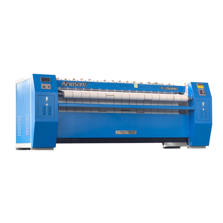 0.75kw Hotel Sheets Roll Ironing Machine For Fast And Smooth Ironing
