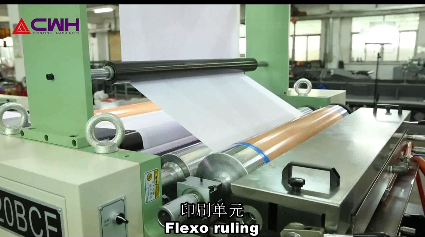 Professional Notebook Making Machine Automatic Paper Ruling And Folding Production Line