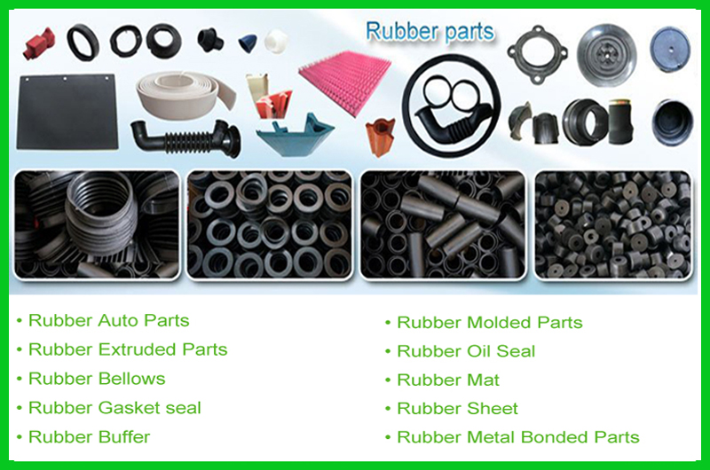Custom NBR and EPDM Molded Silicone Rubber Auto Parts