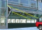 Aluminum Frame Glass Industrial Garege Doors Vertical Rising Bi Fold Door With