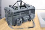 Oxford Fabric Outdoor Soft Pet Trolley Bag OEM ODM For Cats Dogs
