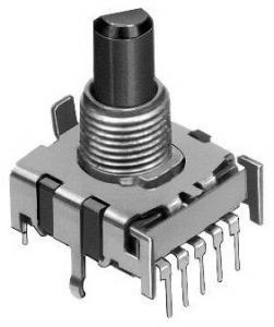 Quality SRBV181004 ALPS SMD DIP Switch Rotary SP8T 8 Flatted Shaft PC Pins 0.3A 16VDC Bulk wholesale