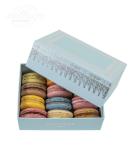 Small Varnishing Paperboard Macaron Pastry Cake Box Food Grade Packaging
