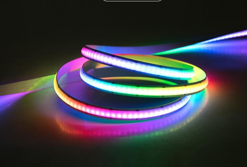 Topsung rgb 720leds/m COB Strip Light Dream Color 24v Addressable LED Magic COB LED Strip