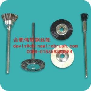 Quality soft mounted wheel bristle mini brushes wholesale