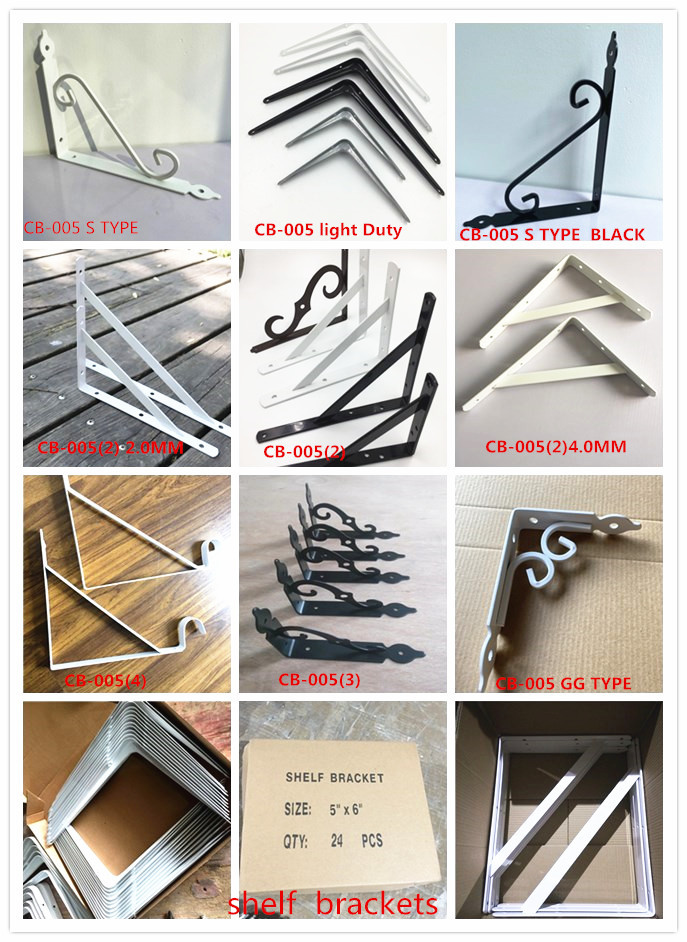Z Shaped C Shaped 12 Inch Slatwall Hanger Bracket