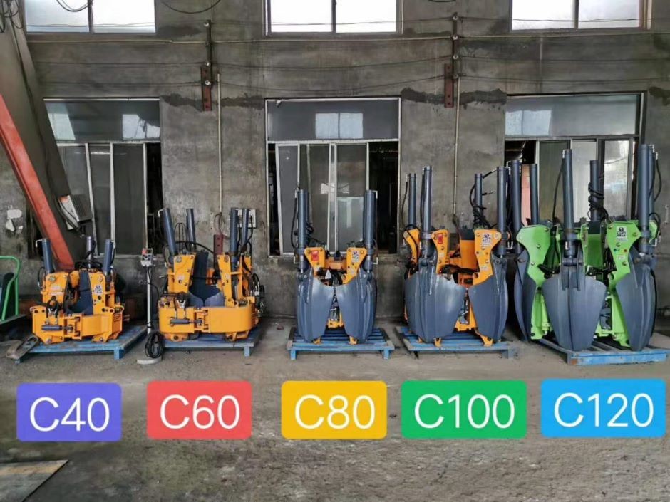 OEM Excavator Tree Spade , Hydraulic Tree Transplanter Machine