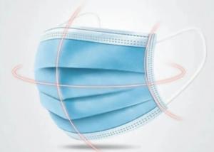 Quality N90 Standard Ordinary 3 Ply Face Mask , Custom Non Woven Disposable Mask wholesale