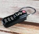 Large Combination Zipper TSA Luggage Lock For International Flights Bag