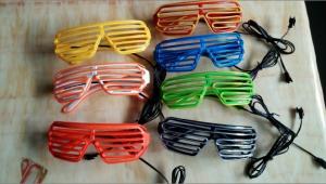 Quality Shutter Shade El Wire Glasses wholesale