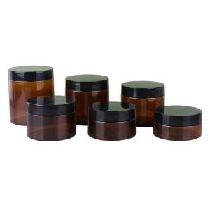 Quality Clear Round Cosmetic Cream Jar 50ml-250ml For Food Packaging wholesale