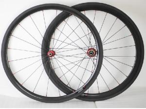 Quality hot sale top qualityspecial assemble 700c carbon Tubular wheel 38+50mm 23mm for road bike wholesale