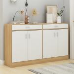 126cm Length Shoe Sideboard Cabinet , SGS Four Door Shoe Cabinet