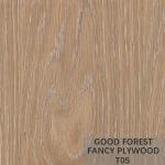 Fancy Plywood OAK Veneer Board Customized For Wardrobes Usage