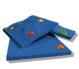 Quality 900MM*900MM*50MM*8T Outdoor 3D Panels Series Rock Climbing Wall for Outdoor Activities wholesale