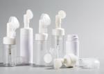 120ml Foaming Empty Bottle , Foaming Face Wash Bottle With Silicone Brush