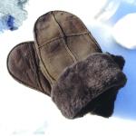 Manufacture customized lamb fur women men mitten lining shearling sheepskin